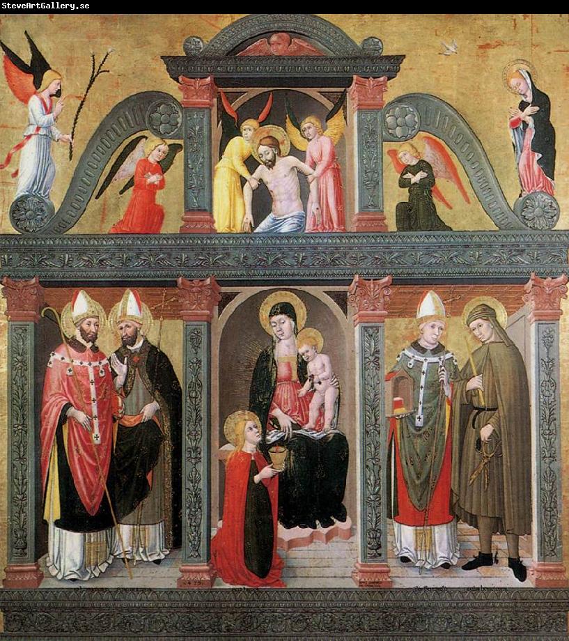 DOMENICO DA TOLMEZZO St Lucy Altarpiece (Pala di S. Lucia) eth